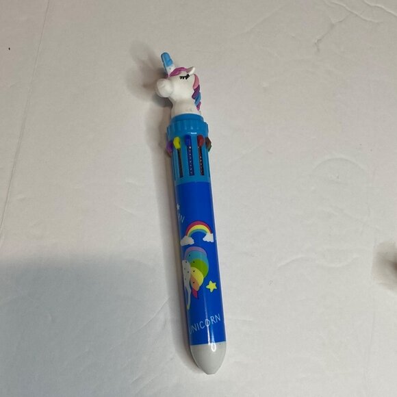 10 Colors Unicorn Ballpoint Ink Pen Writing Tool Multicolor ink - Picture 5 of 6